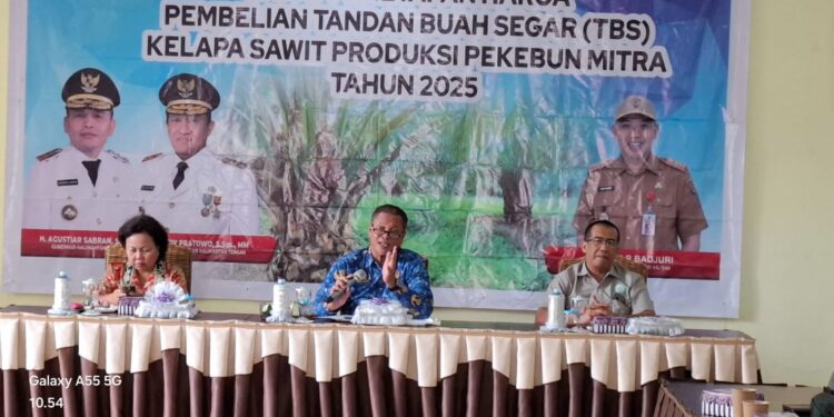 Harga TBS Kalteng Periode I Juli 2025 Kembali Naik
