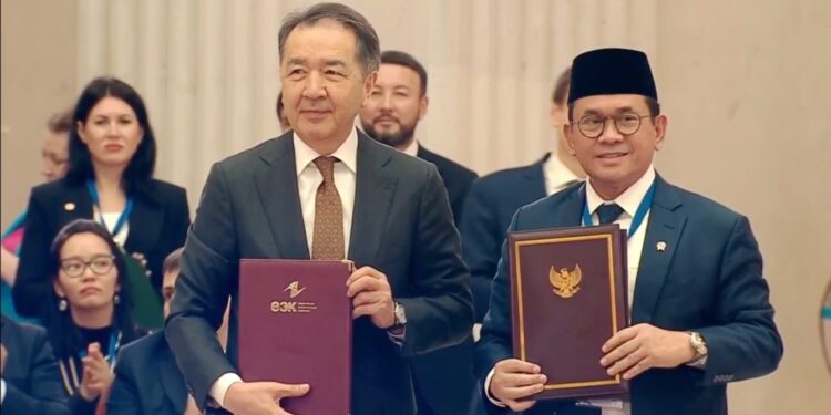 Persetujuan Perdagangan Bebas antara Indonesia dan Uni Ekonomi Eurasia (Indonesia–EAEU FTA) di St. Petersburg, Rusia