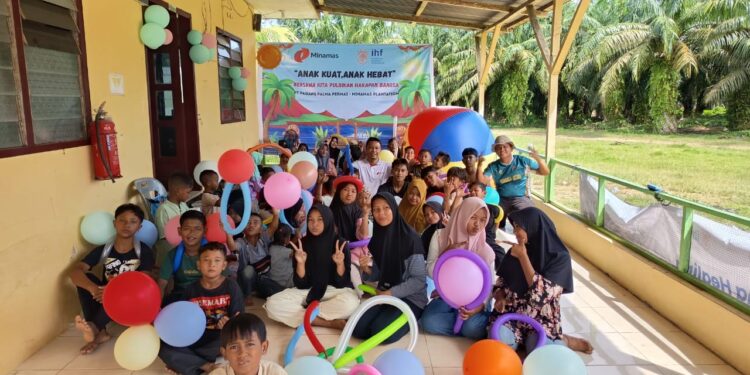 PT PPP Minamas Plantation Gelar Trauma Healing Anak di Aceh Tamiang