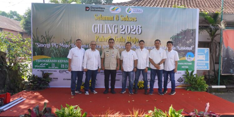 PG Mojo Targetkan Giling Lima Juta Kuintal Tebu 2026