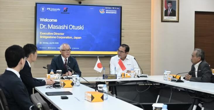 IPB University dan Bridgestone Kerja Sama Riset Tanaman Karet