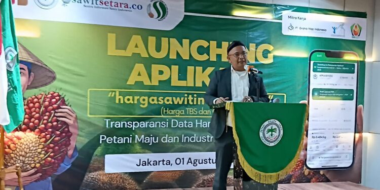 Apkasindo Luncurkan Hargasawitindonesia.id Sebagai Acuan Harga TBS dan CPO