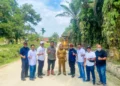 PTPN IV Perbaiki Jalan Desa untuk Lancarkan Perekonomian