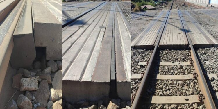BRIN Kembangkan Pelat Perlintasan dari Karet untuk Kereta Api